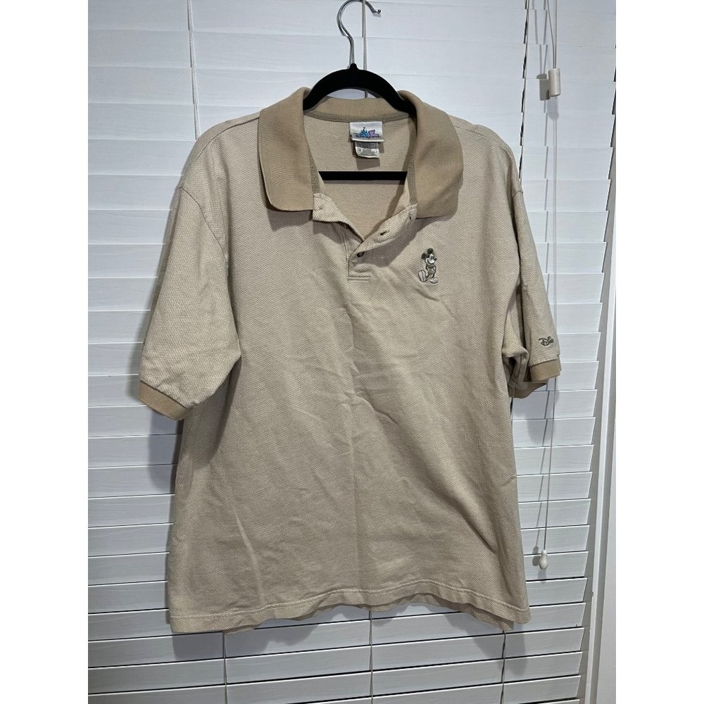 Vintage Disneyland Parks Mickey Mouse Polo‎ Shirt - Size XL
